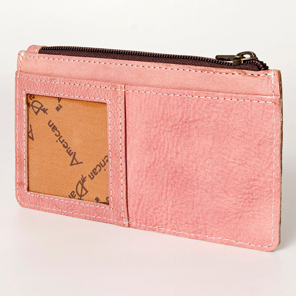 American Darling Card Holder Genuine Leather Western Women Bag Handbag Purse| Business Credit Sports