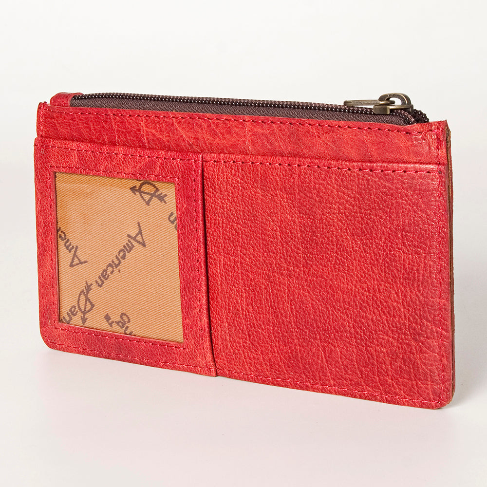 American Darling Card Holder Genuine Leather Western Women Bag Handbag Purse| Business Credit Sports