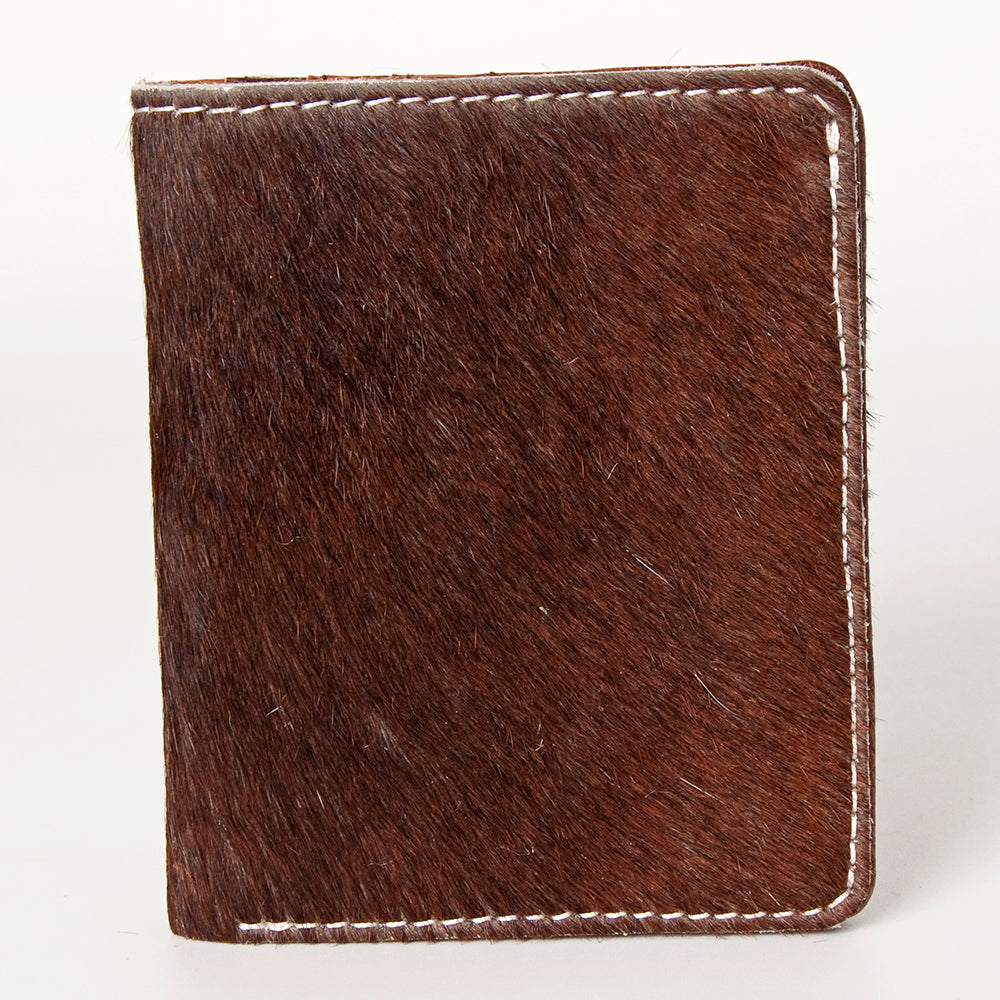 American Darling Card Holder Hair On Full Grain Genuine Leather | Business Credit Sports Slim Debit