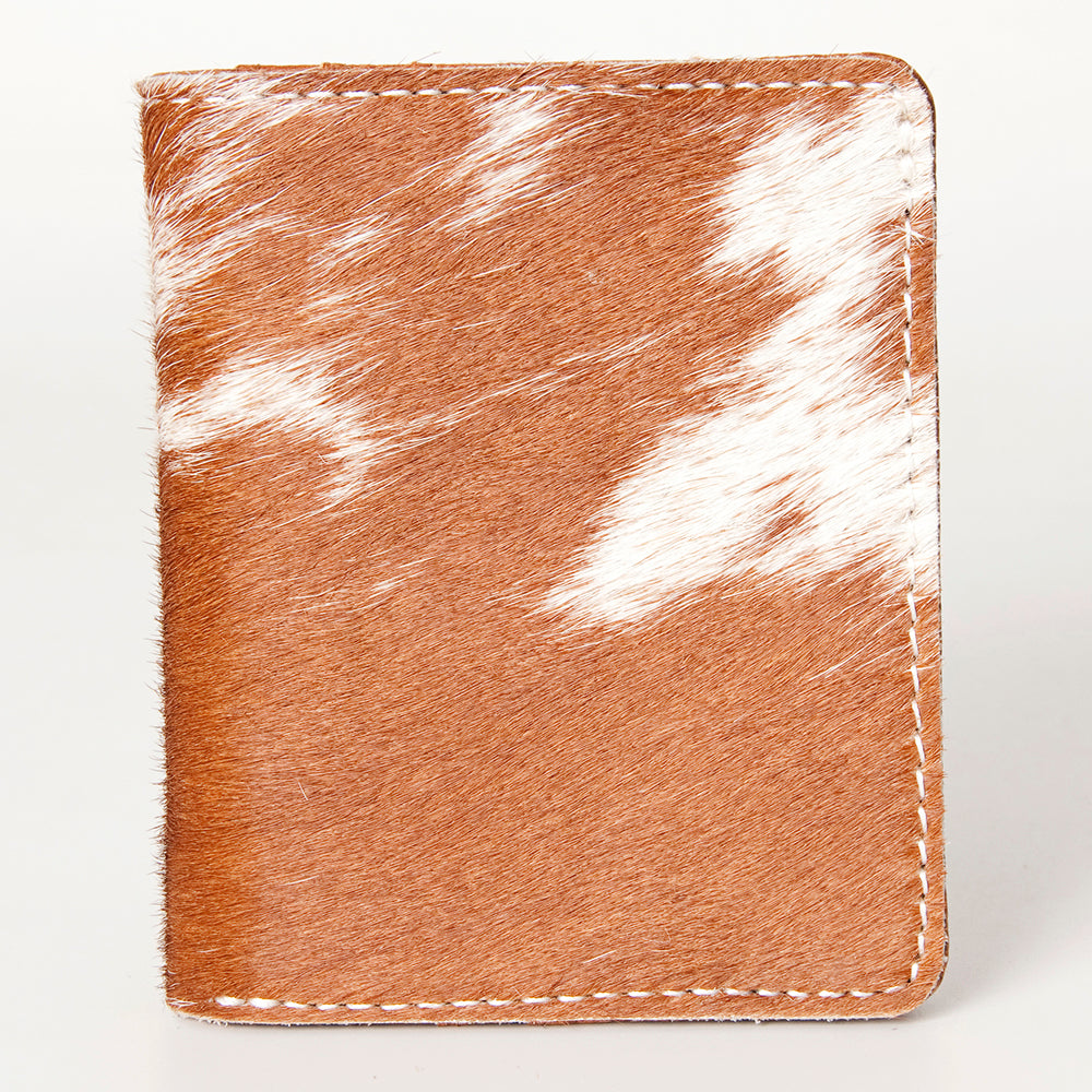 American Darling Card Holder Hair On Full Grain Genuine Leather | Business Credit Sports Slim Debit