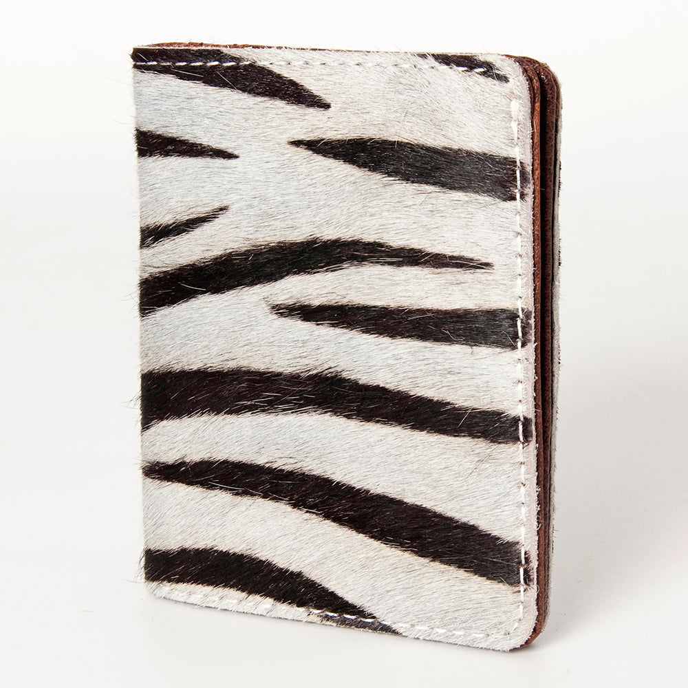 American Darling Card Holder Hair On Full Grain Genuine Leather | Business Credit Sports Slim Debit