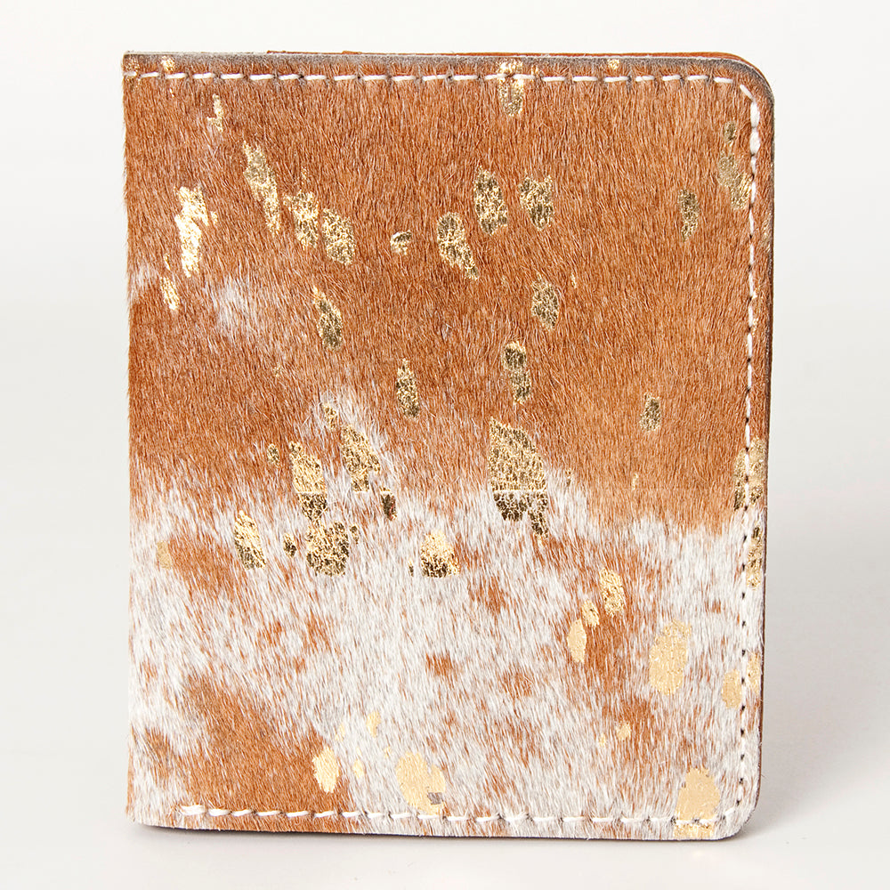 American Darling Card Holder Hair On Full Grain Genuine Leather | Business Credit Sports Slim Debit