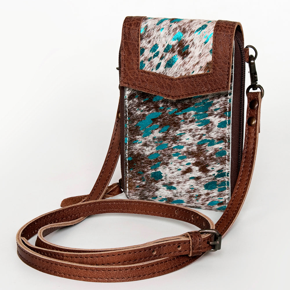 American Darling Cell Phone Holder Hand Tooled Genuine Leather Western Women Bag Purse | Case