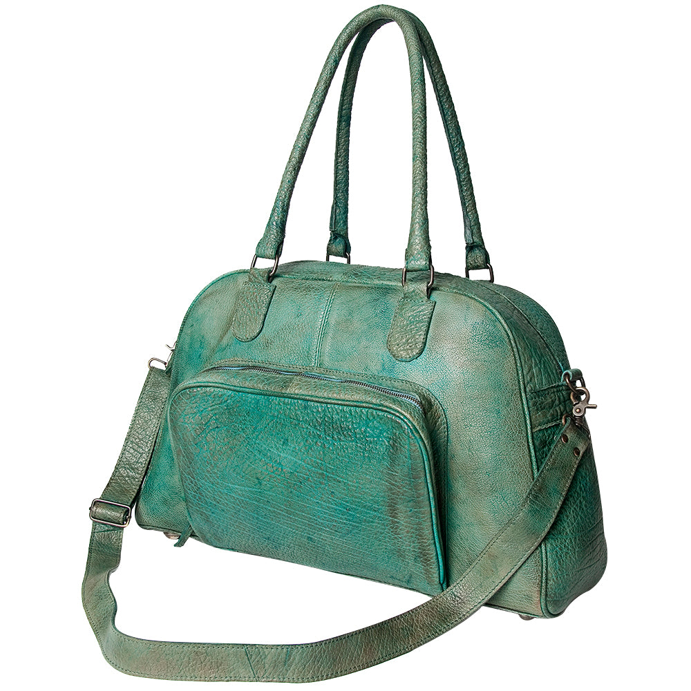 Never Mind Nmbgz121B Tote Vintage Handmade Genuine Cowhide Leather Women Bag Western Handbag Purse