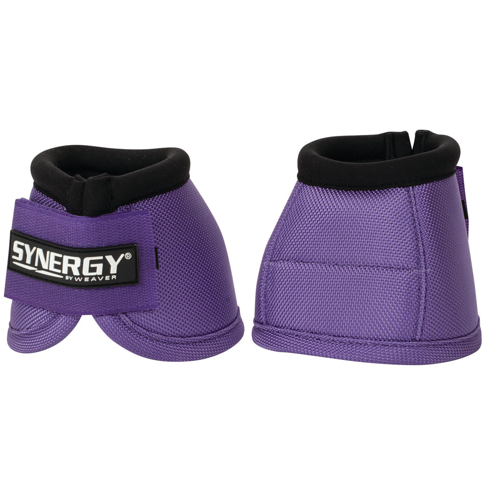 Medium Weaver Horse Bell Boots Synergy Sport 2520D Ballistic Purple