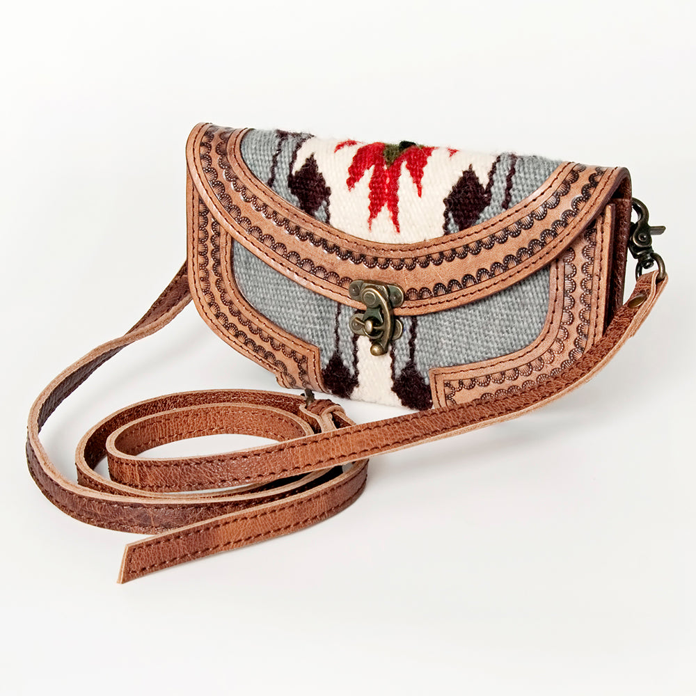 American Darling Cross Body Saddle Blanket Genuine Leather Western Women Bag Handbag Purse | Crossbody for Cute