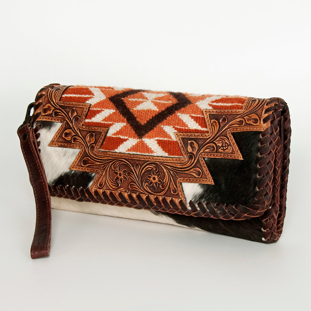 ADBGZ600 American Darling Saddle Blanket Hair On Genuine Leather Women Bag Western Handbag Purse