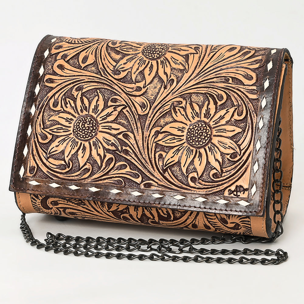 American Darling Crossbody Hand Tooled Genuine Leather Women Bag Western Handbag Purse