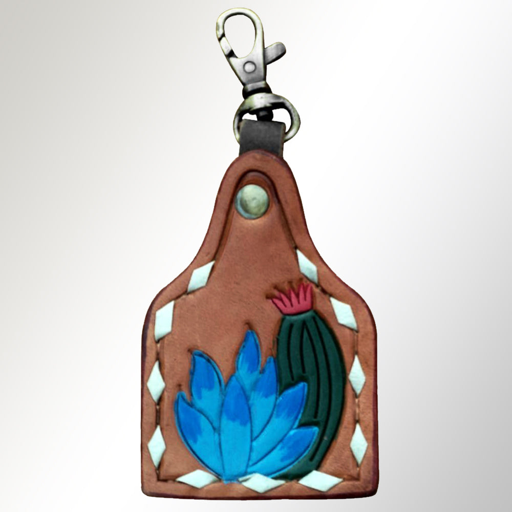 American Darling ADKRX109 Hand Painted Genuine Leather Keyring