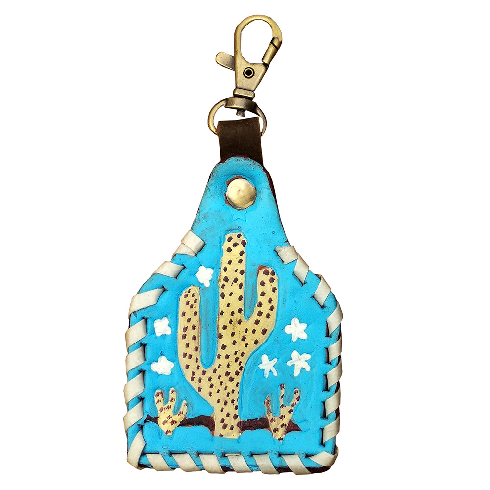 American Darling ADKRX131 Hand Painted Genuine Leather Keyring