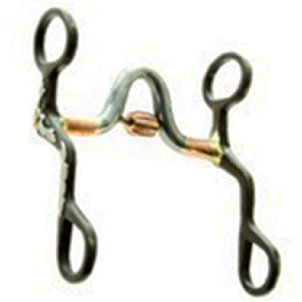 Hilason 4.75 inches Sweet Iron Mouth Color Brown Horse Bit