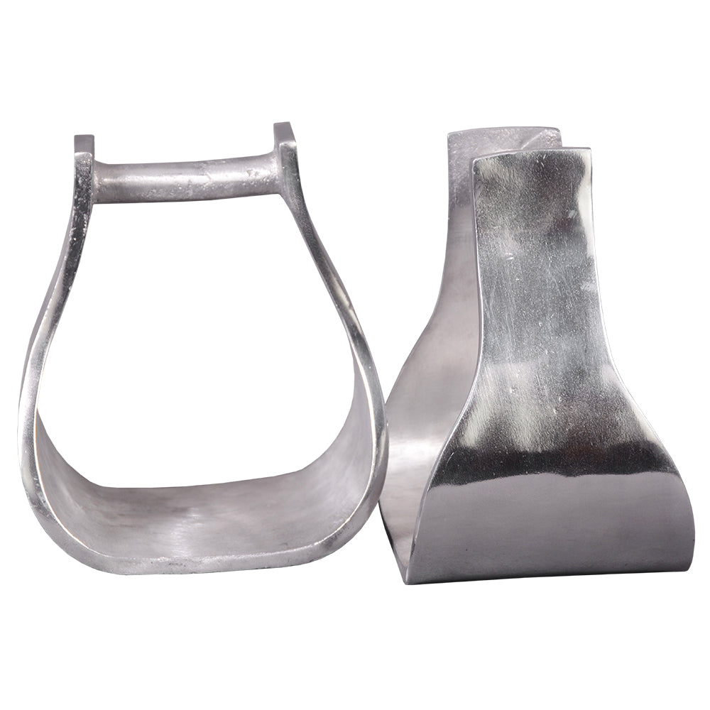 HILASON Aluminum Western Horse Wide Stirrups 7 Inch | Riding Stirrups| Lightweight for Horses Barrel Racing