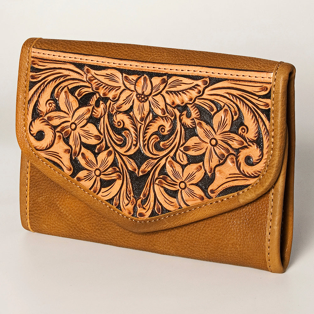 American Darling Jewelry Case Hand Tooled Genuine Leather Western Women Bag | Organizer Box for Travel