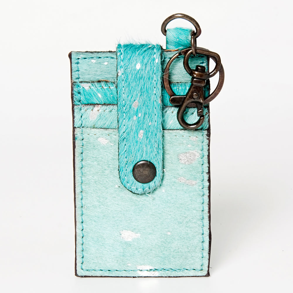 American Darling Card Holder Hair on Genuine Leather | Business Credit