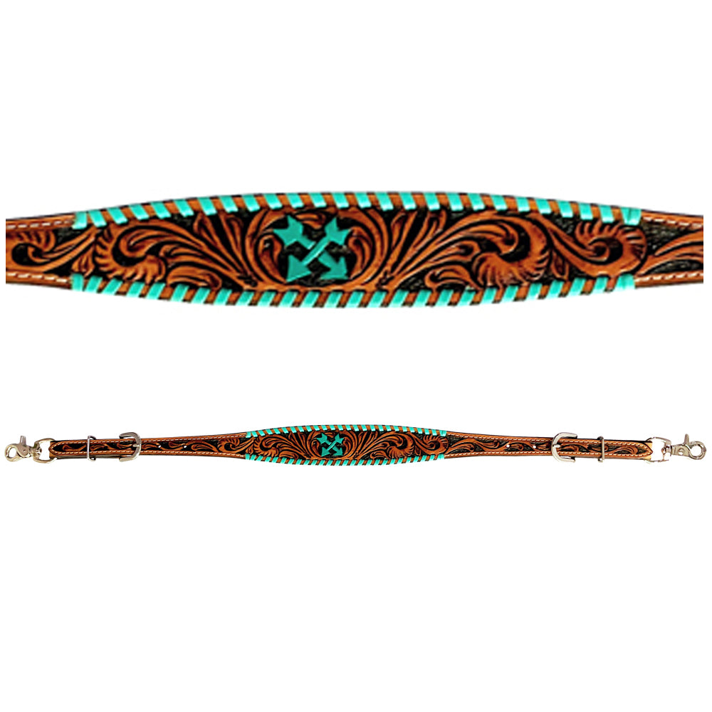 Bar H Equine Leather Spurs Straps for Adults Western Womens Spur Horse Riding Barrel Racing Show and Rodeo Strap Adult Women