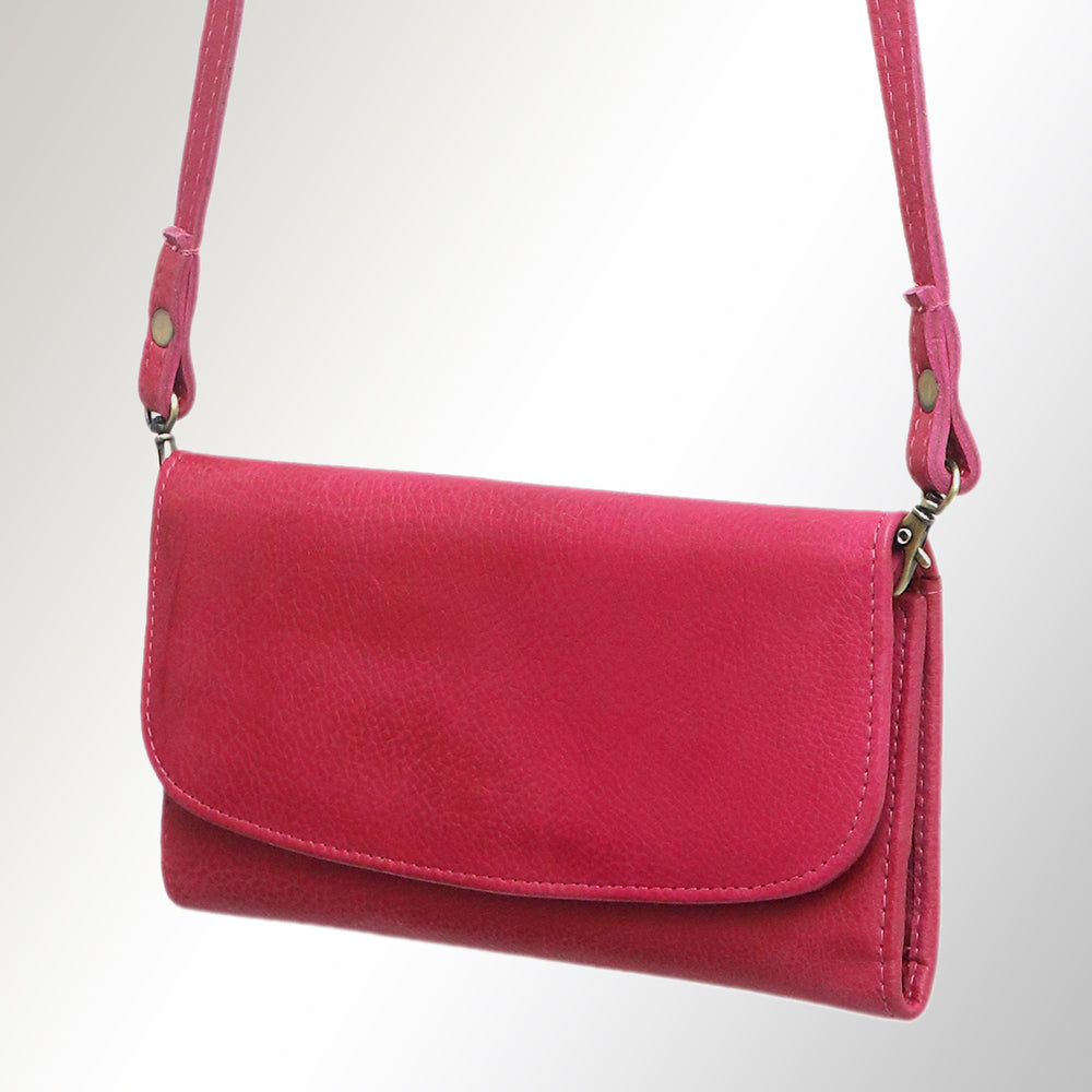 American Darling Wallet Hair on Full Grain Genuine Leather Western Women Bag | Handbag Purse Travel Clutch