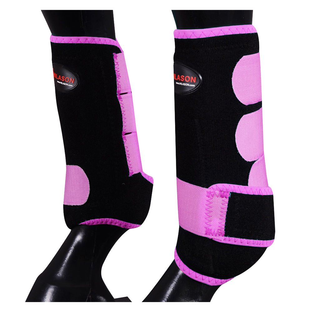 HILASON Horse Front Leg Neoprene Sport Boot Superior Protective & Shock Absorbing Comfortable Fit Breathable Design
