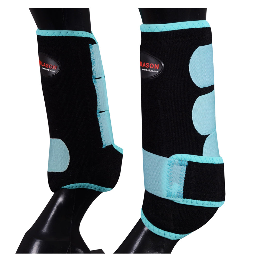 HILASON Horse Front Leg Neoprene Sport Boot Superior Protective & Shock Absorbing Comfortable Fit Breathable Design