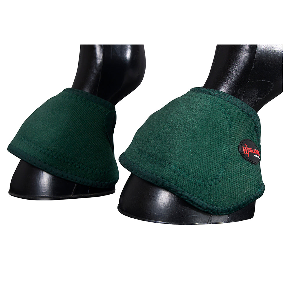 HILASON Bell Boots for Horses No Turn Protection Comfort & Durability Quick Wrap Hook and Loop Jumping Sold in Pairs
