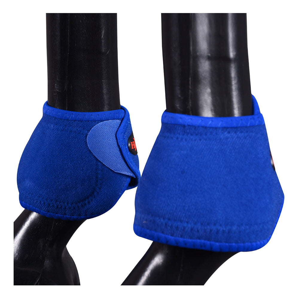 HILASON Bell Boots for Horses No Turn Protection Comfort & Durability Quick Wrap Hook and Loop Jumping Sold in Pairs