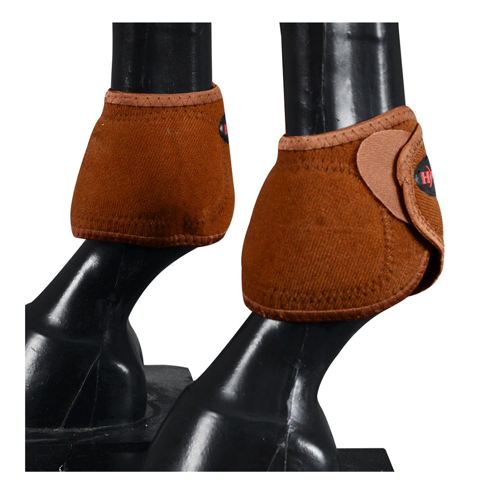 HILASON Bell Boots for Horses No Turn Protection Comfort & Durability Quick Wrap Hook and Loop Jumping Sold in Pairs