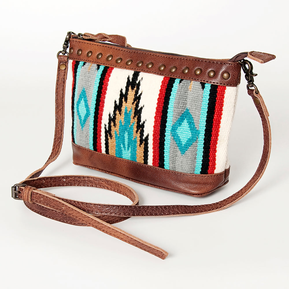American Darling Cross Body Saddle Blanket Genuine Leather Western Women Bag Handbag Purse | Travel Bags College Casual