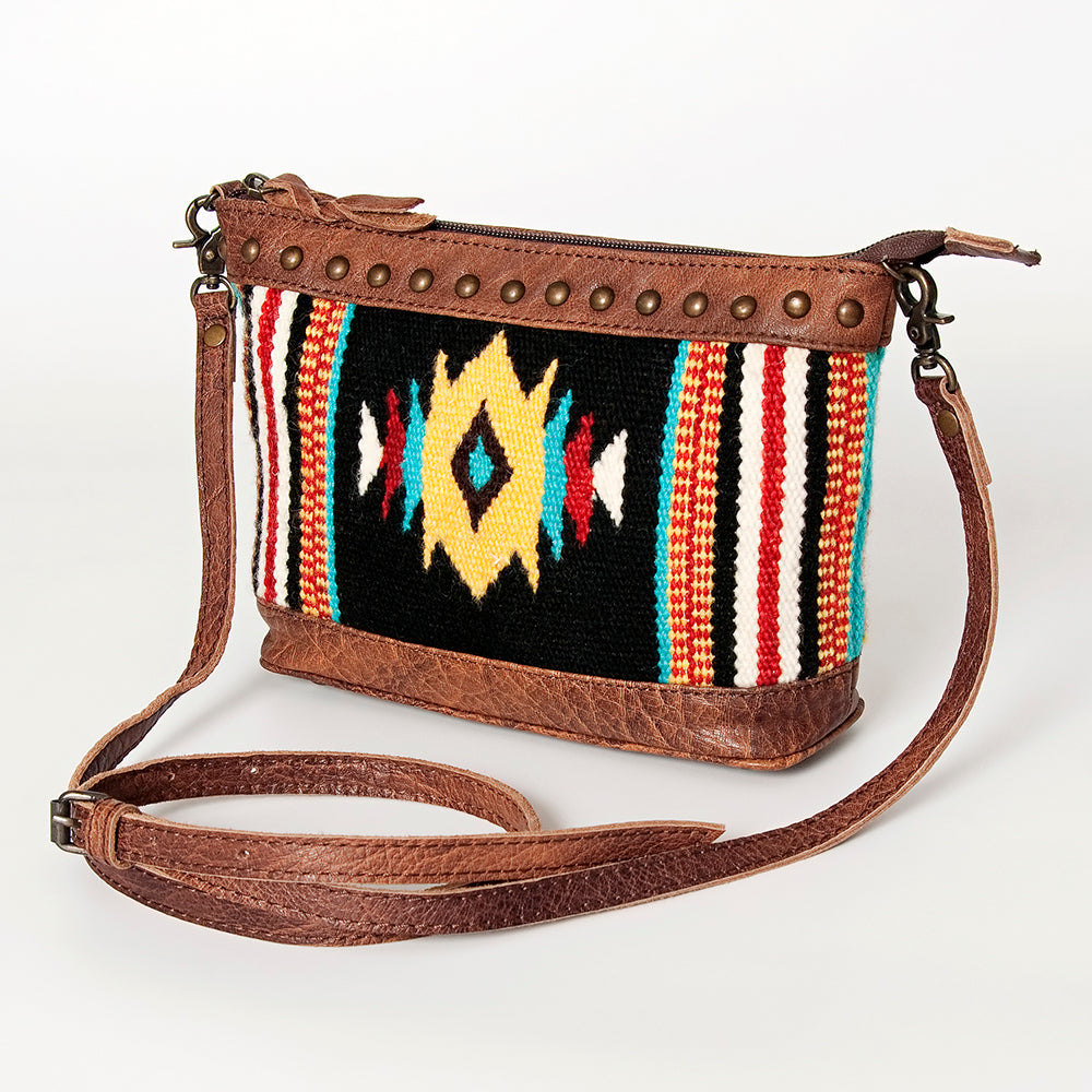 American Darling Cross Body Saddle Blanket Genuine Leather Western Women Bag Handbag Purse | Travel Bags College Casual