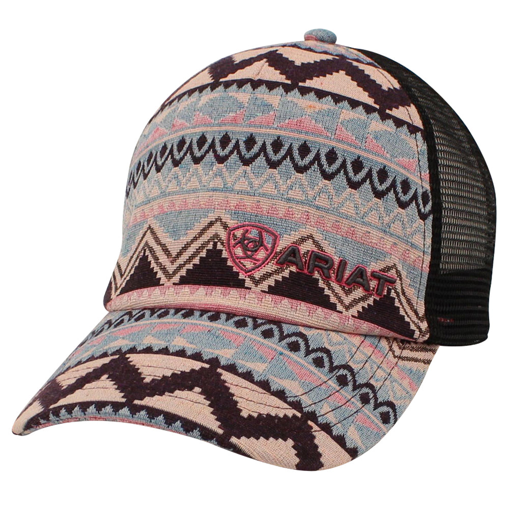 Ariat Ladies Ponyflo Tribal Print Ball Cap