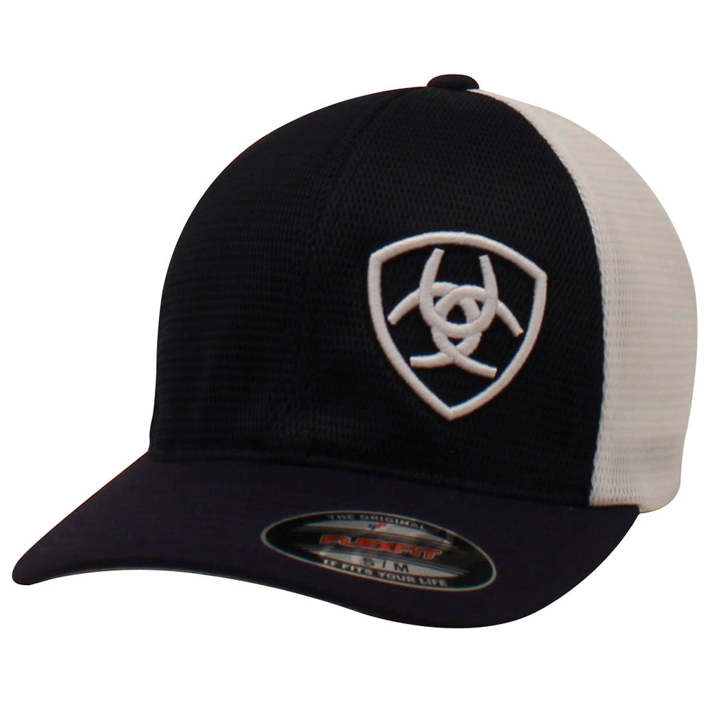 Ariat Offset Logo Navy & White Hats Cap