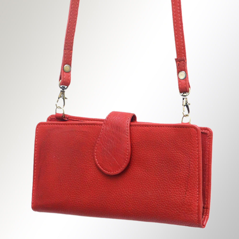 American Darling Wallet Full Grain Genuine Leather Western Women Bag | Handbag Purse Wristlet Travel Clutch