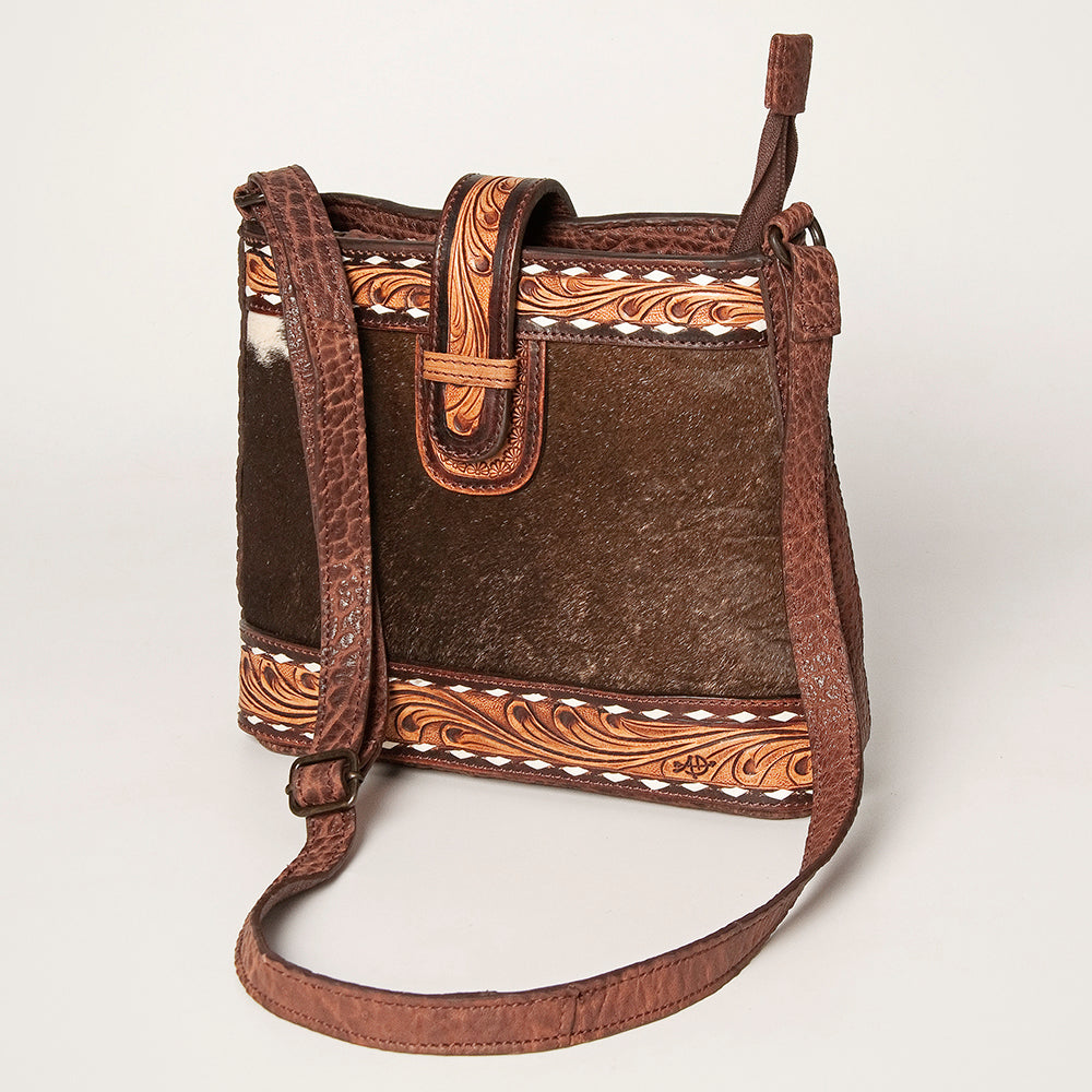 American Darling Cross Body Hair on Genuine Leather Western Women Bag | Handbag Purse Crossbody for Cute