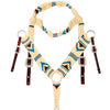 Hilason Horse 100% Wool Headstall Breast Collar Tack Woven Off White