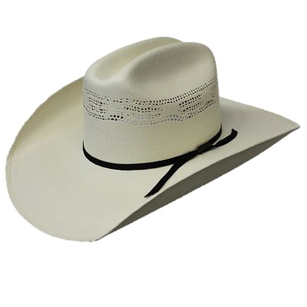 Lone star Hat Biz Mens Fisher Bangora Straw Western Natural