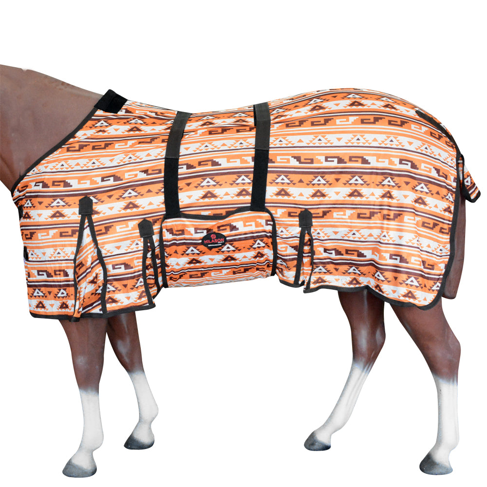 HILASON Horse Fly Sheet - Summer Spring UV Protection Mesh Bug Mosquito FlySheet for Horses | Fly-Sheet