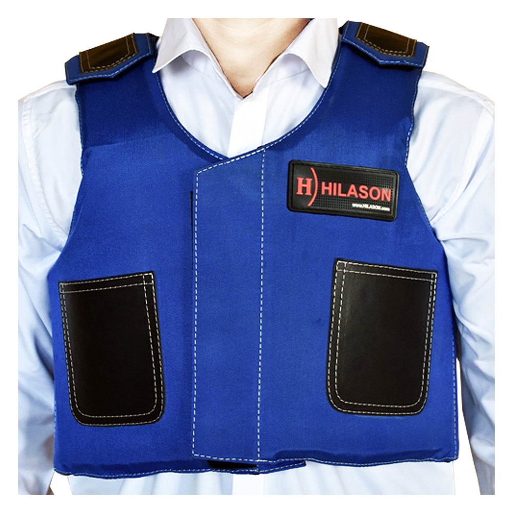 HILASON Bull Riding Vest Kids Junior Youth Pro Rodeo Cordura Blue With Black | Protective