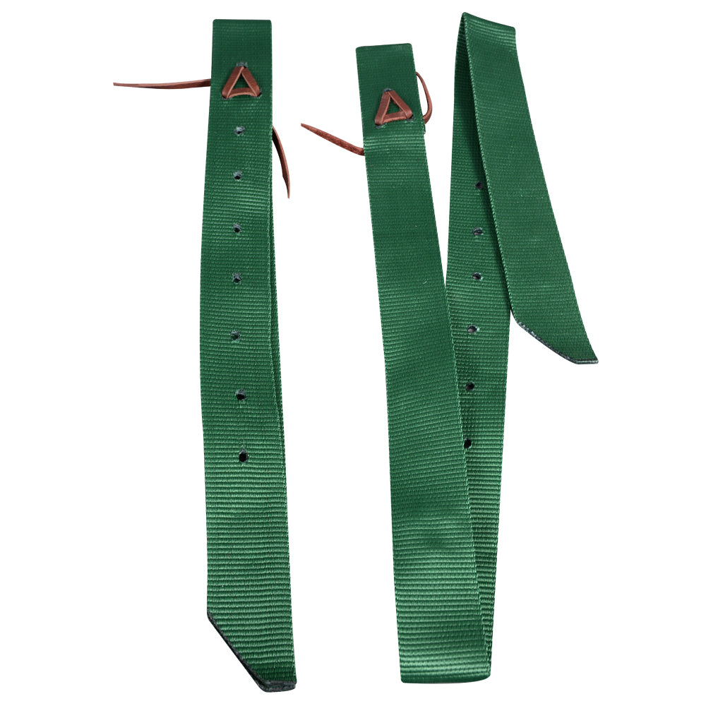 HILASON Premium Single Nylon Cinch Tie Strap and Off Billet Set | Saddle