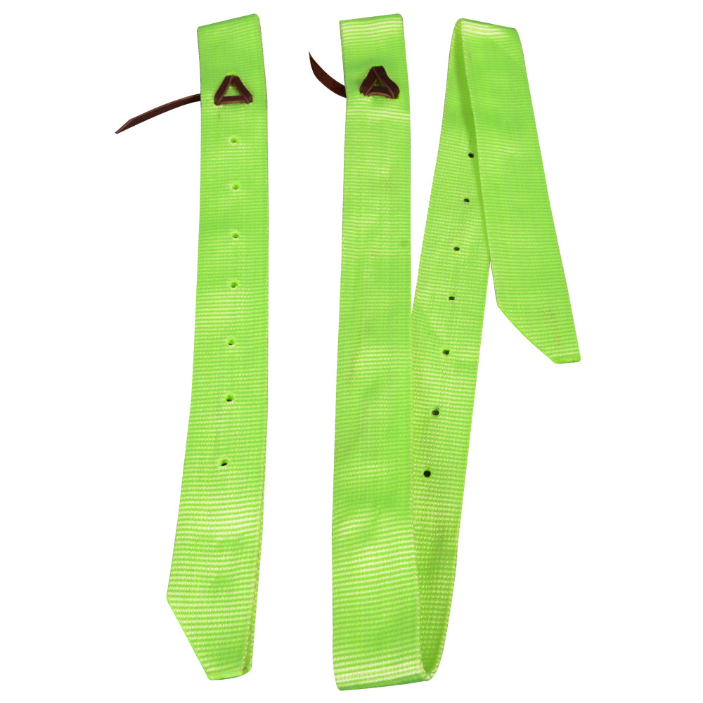 HILASON Premium Single Nylon Cinch Tie Strap and Off Billet Set | Saddle