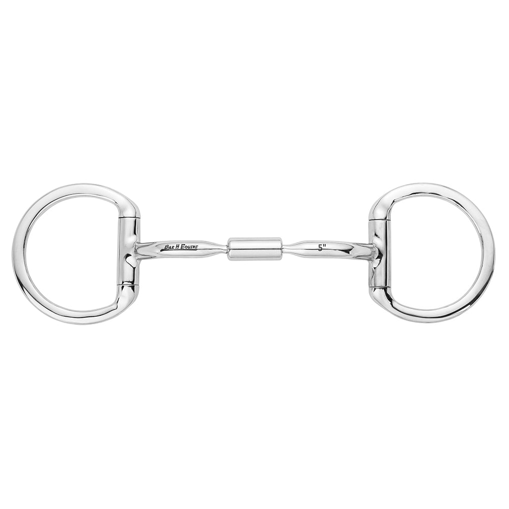 BAR H EQUINE Eggbutt Bit with Comfort Mouthpiece & Copper Inlays
