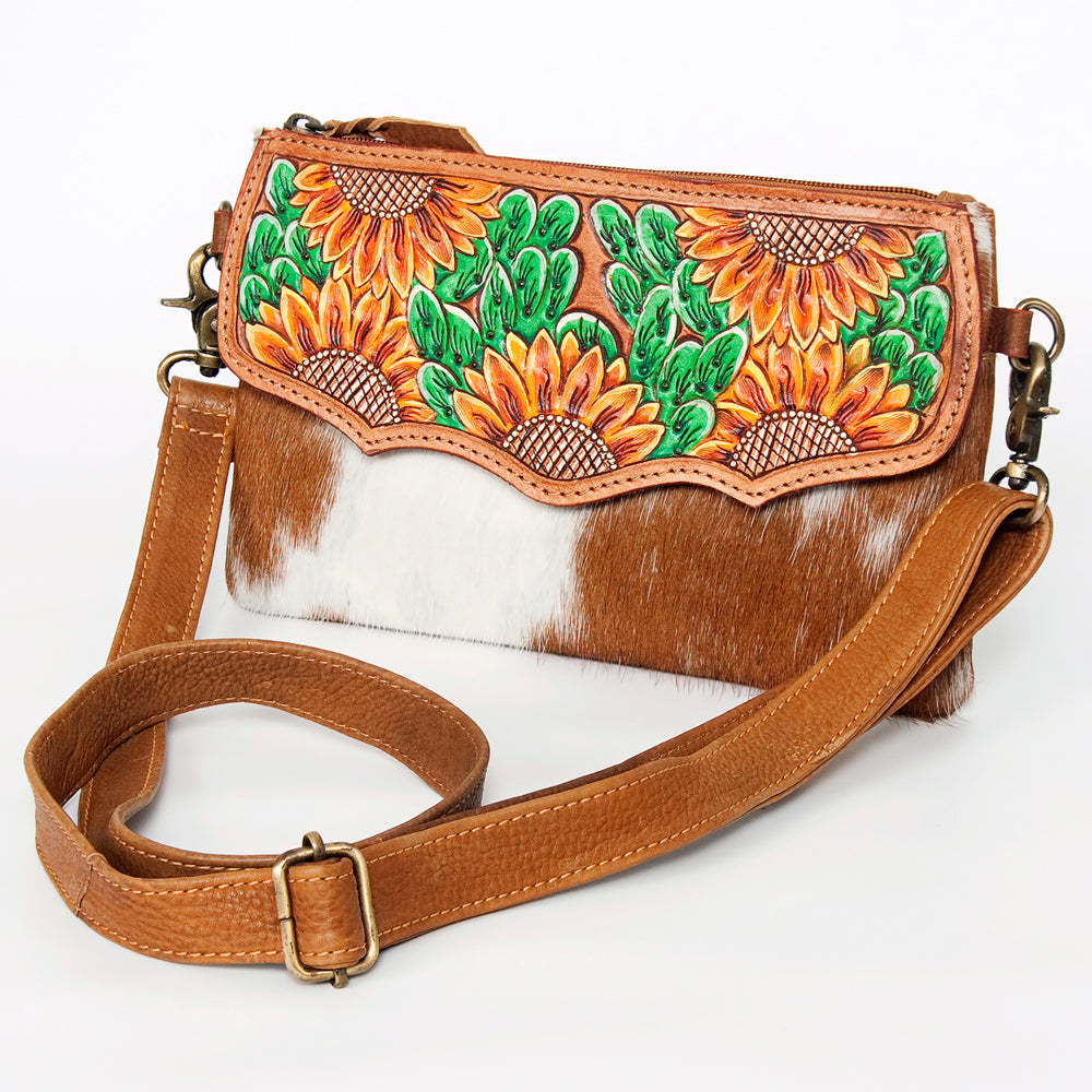 American Darling Cross Body Hand Tooled Full Grain Genuine Leather Western Women Bag Handbag Purse | Crossbody for Cute