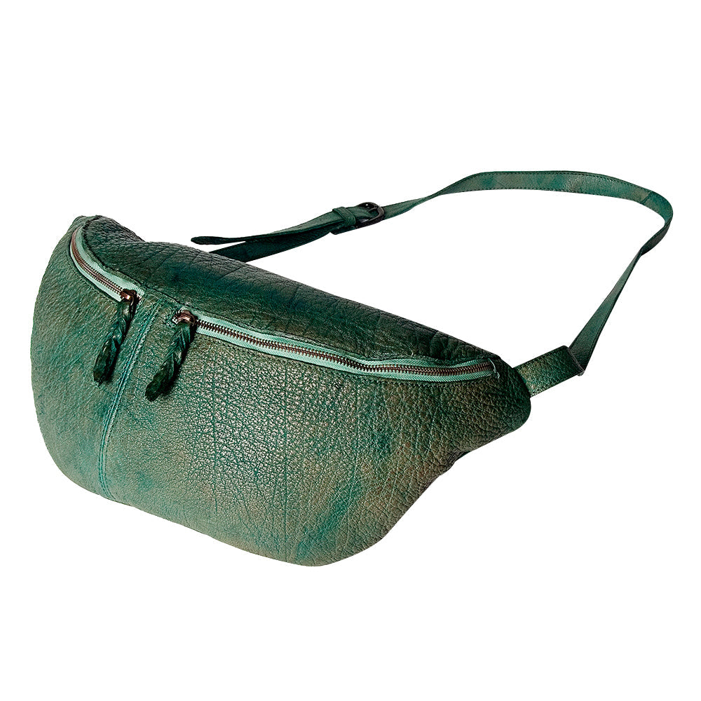 Never Mind Nmbgz122B Fanny Pack Vintage Handmade Genuine Cowhide Leather Women Bag WesternåÊHandbagåÊPurse