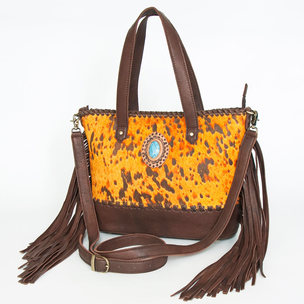 American Darling Tote Hair-On Genuine Leather Western Women Bag Handbag Purse | Travel Bags College Casual