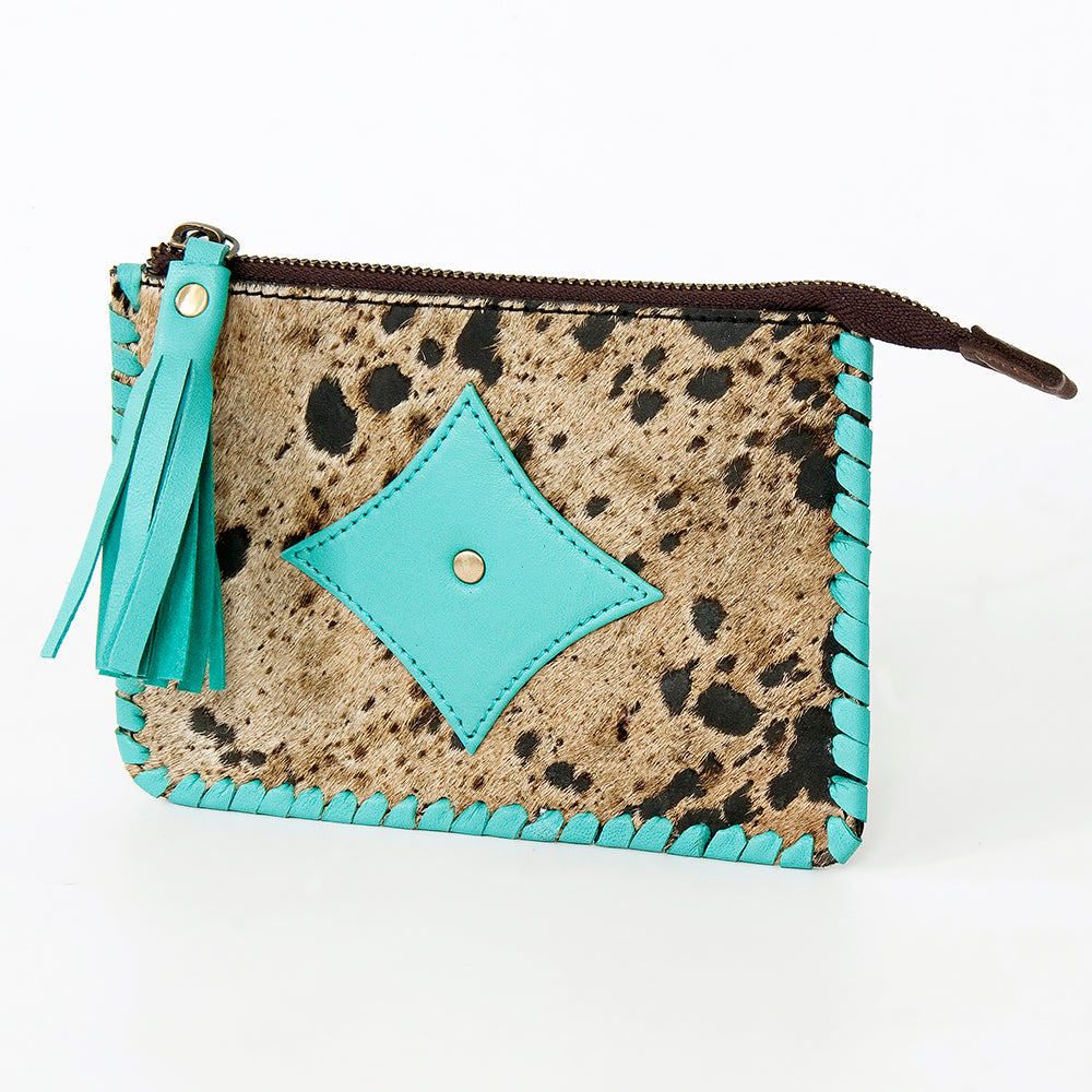 American Darling Coin Purse Hair On Genuine Leather Western Women Bag |Handbag Wallet Purses