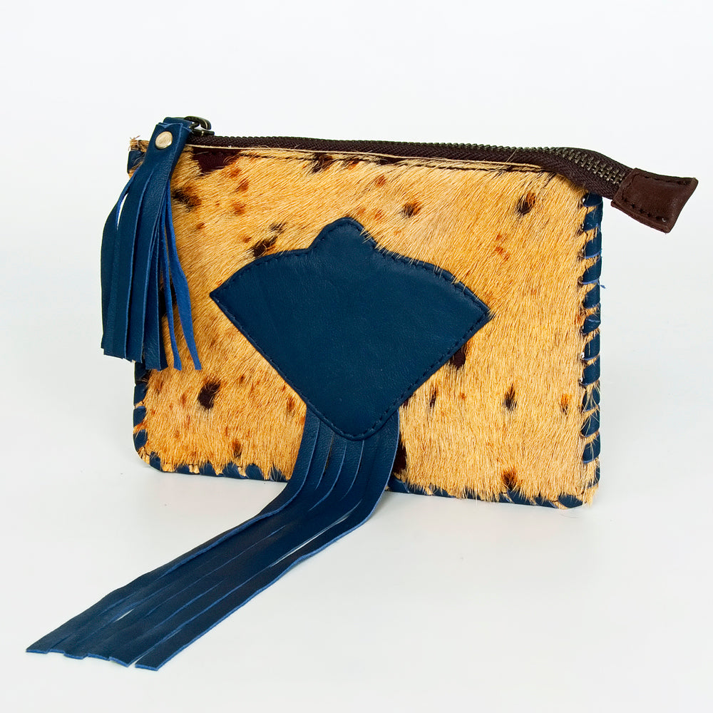 American Darling Coin Purse Hair On Genuine Leather Western Women Bag |Handbag Wallet Purses