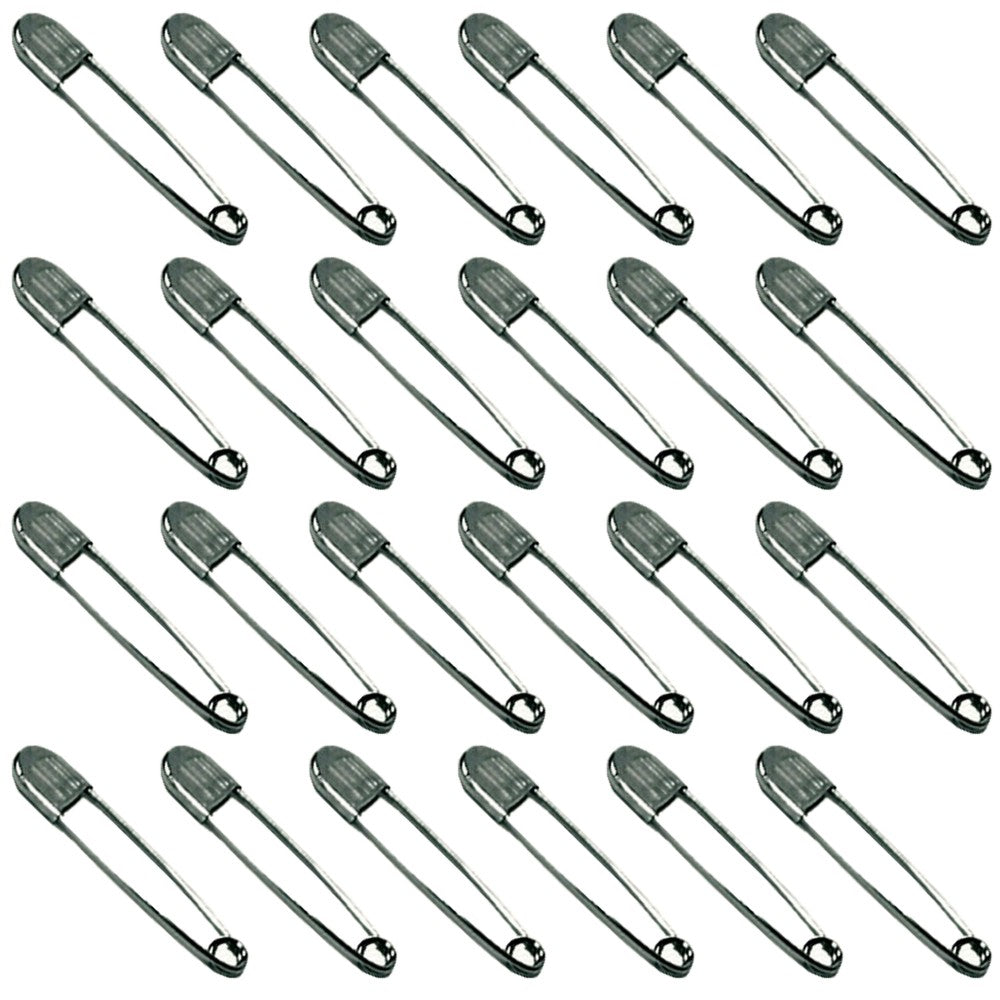 Hilason 2 1/4 Inch Bandage Safety Pin Nickel Plated