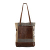 OHLAY KB222 TOTE Upcycled Canvas Genuine Leather women bag western handbag purse
