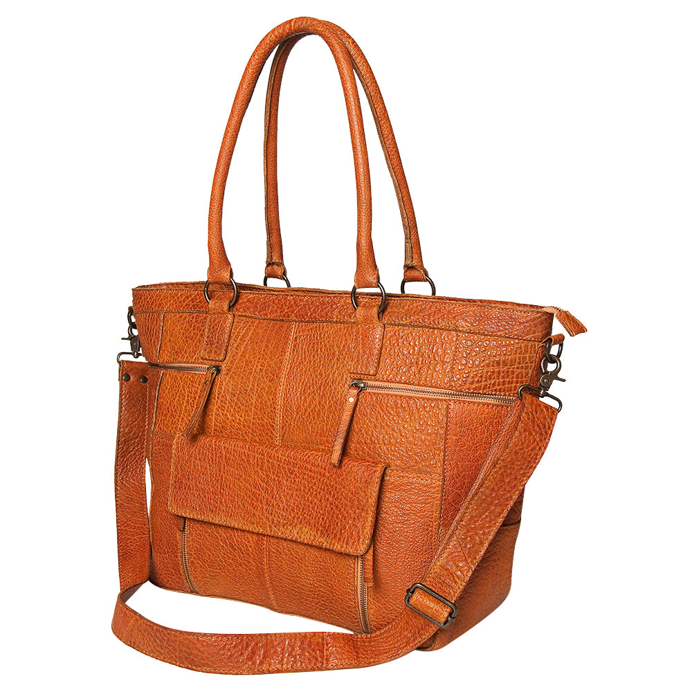 Never Mind Nmbgz126B Tote Vintage Handmade Genuine Cowhide Leather Women Bag WesternåÊHandbagåÊPurse