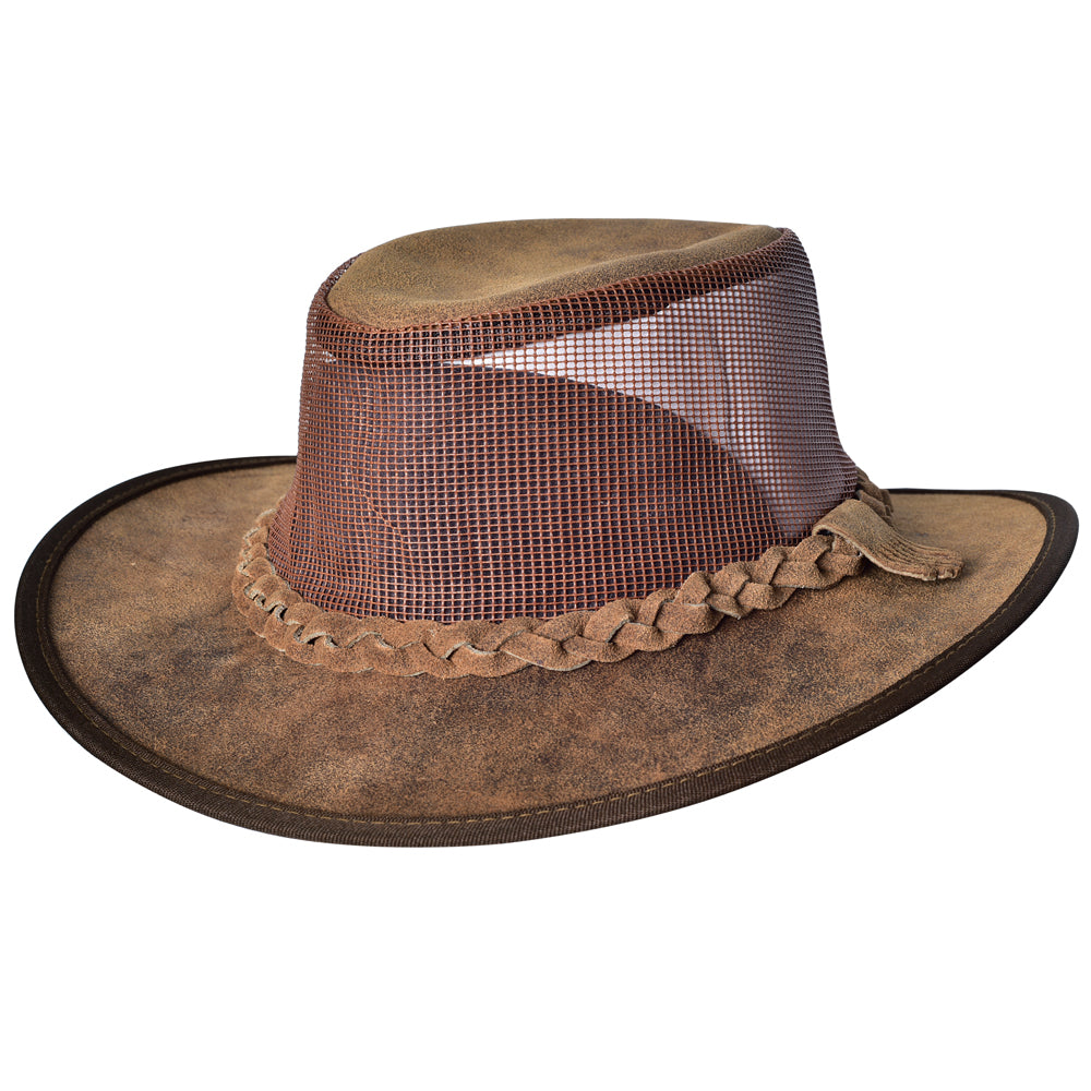 Crazy Horse Cow Suede Tan Cowboy Hat Hilason