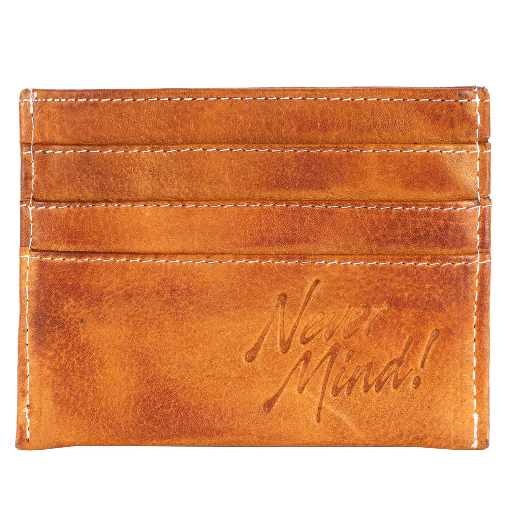 Never Mind Wallet Vintage Handmade Genuine Cowhide Leather Women Bag WesternåÊHandbagåÊPurse