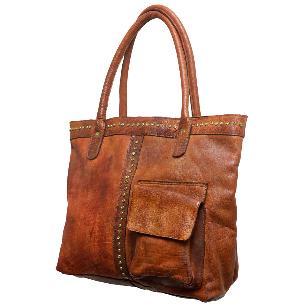 Never Mind Nmbgm118A Tote Vintage Handmade Genuine Cowhide Leather Women Bag WesternåÊHandbagåÊPurse