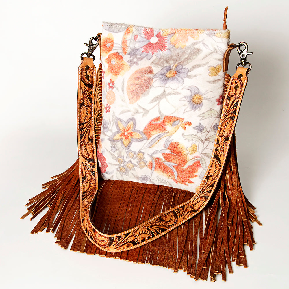 American Darling Women's Messenger Bag Western Hair-On Genuine Leather Handbag